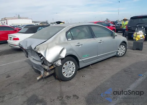 2007 Honda Civic Gx from USA, damaged, VIN 1HGFA46507L000818